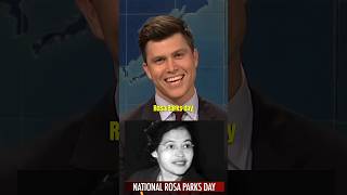 quotNATIONAL ROSA PARKS DAYquot 😱🤣 COLIN JOST shorts [upl. by Esojnauj806]