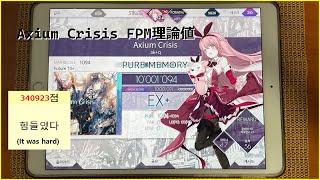 Arcaea Axium Crisis FPM理論値！！！！！！！ [upl. by Eiromem]