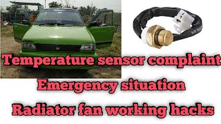 Maruti 800 Radiator fan not working identify temperature sensor complaint hacks AutomobileTips [upl. by Maillil511]