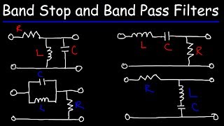 RLC Band Stop Filters and Band Pass Filters [upl. by Nisen]