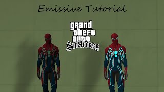 How To Add Glowing Light On Skins For GTA SA  3ds Max [upl. by Noskcire]