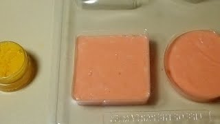 savon et crème au carotte 😍carot and Cream soap [upl. by Ciredor]