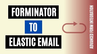 Quickly Connect Forminator to Elastic Email Within 3 Minutes [upl. by D'Arcy737]