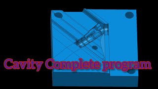 POWERMILL 2024 CAVITY COMPLETE PROGRAM  VMC PROGRAMMING  DELCAM delcam programmingcourse [upl. by Ivy]