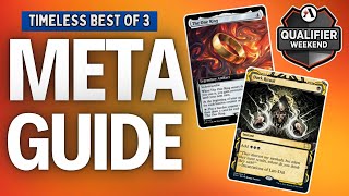 The ULTIMATE MTG Timeless Metagame Guide  MTG Arena Qualifier Weekend [upl. by Odraode]