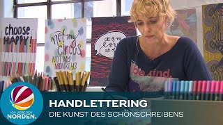 Handlettering Die Kunst des Schönschreibens boomt in CoronaZeiten [upl. by Munson]