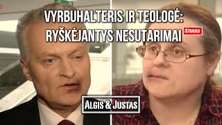 Algis ir Justas Vyrbuhalteris ir Teologė Ryškėjantys Nesutarimai TEASER [upl. by Nolahc314]