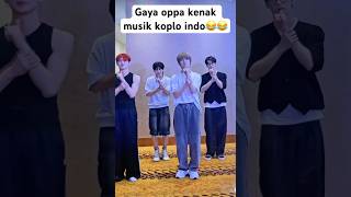 BEGINI KALO OPPA KENAK MUSIK KOPLO INDO 😂😂 oppa korea koreandance [upl. by Meilen]