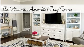 The Ultimate Sherwin Williams Agreeable Gray Review 2022 How It Looks in Real Homes [upl. by Alimrahs]