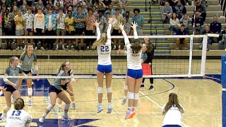 Wayzata Volleyball  Reilly Kurth Block [upl. by Hanae884]