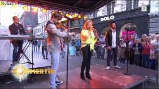 Alexander Rybak Elisabeth Andreassen and Didrik SolliTangen  Runaway 020712 [upl. by Led]