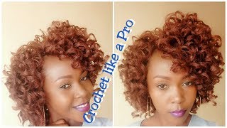 DIY hairstyles Installing Crochet Braids like a Pro Beginner Friendly [upl. by Sklar44]