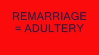 REMARRIAGE  ADULTERY [upl. by Rizzo]