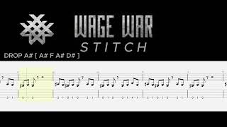 WAGE WAR  Stitch  Bass tab and song [upl. by Trimble]