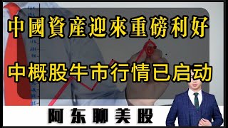 中国A股迎来王炸大利好！中国资产集体暴涨！中概股能否再现牛市行情！华尔街神秘资金提前精准抄底！美股中概股中国A股特斯拉京东富途控股老虎证券乐信苹果 [upl. by Amarette]