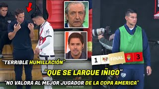 🚨ASÍ REACCIÓNA PRENSA MUNDIAL a la HUMILLACIÓN de IÑIGO a JAMES RODRIGUEZ quotPOLEMICO GESTOquot [upl. by Otanutrof]