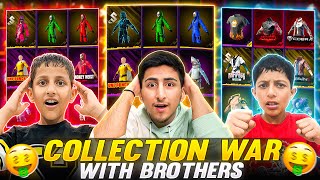 Collection War With Brothers😍😱Who’s Collection Is Best  Free Fire India [upl. by Wallraff]