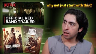 Rebel Moon  Directors Cut Official Red Band Trailer Reaction [upl. by Ashton806]