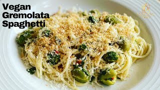 Vegan Gremolata Pasta  How To Make [upl. by Ahsiram]