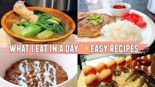 What I Eat In A Day 🇵🇭 Easy Filipino Recipes 2020 [upl. by Annayek]