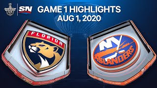 NHL Highlights  Panthers vs Islanders Game 1 – Aug 01 2020 [upl. by Grizel]