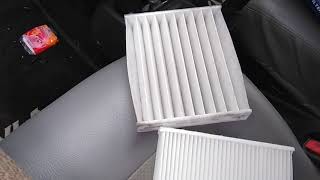 Ganti filter AC  filter Kabin Mobil Ayla  Agya [upl. by Aileon]