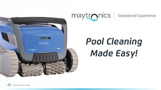 Dolphin M600 Robotic Pool Cleaner Features [upl. by Lemal]