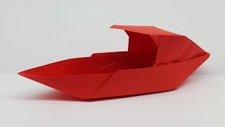 How to Make a Paper Boat Origami Tutorial  Origami Boat Canoe [upl. by Hillegass197]