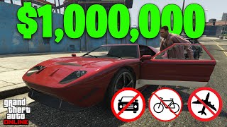 How Long Does it Take to Make 1000000 in GTA Online Without Using Vehicles [upl. by Yetak]