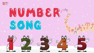 Number Song  Kids Songs  Học Tiếng Anh Qua Bài Hát  Happy Faces [upl. by Oiromed525]