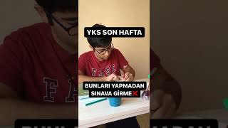 YKS SON HAFTA TAKTİKLERİ  Bunları Yapmadan Sınava Girme İnstagram Hukukblog20 [upl. by Ateuqirne]