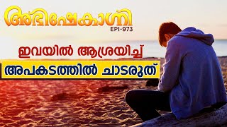 ഇവയിൽ ആശ്രയിച്ച്‌ അപകടത്തിൽ ചാടരുത്  ABHISHEKAGNI  EPISODE  973 [upl. by Aranaj]