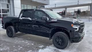 Black 2024 Chevrolet Silverado 1500 LT Trail Boss Review Calgary AB  Wolfe Calgary [upl. by Libenson920]