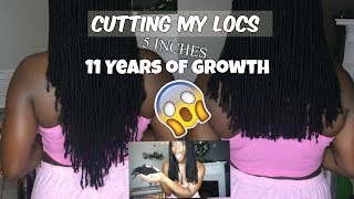 CUTTING MY LOCS [upl. by Bunker]