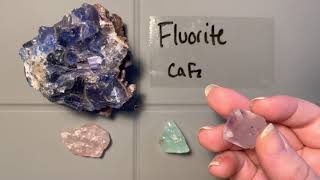 Minerals  Halides  Fluorite [upl. by Lusty]