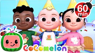 JJs Birthday Song 🎂  More CoComelon Nursery Rhymes amp Kids Songs  Dance Party Mix [upl. by Ronym]