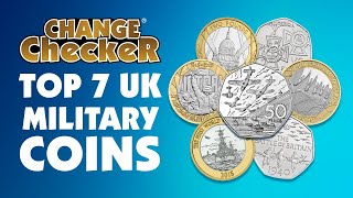 Top 7 Military Themed UK Coins [upl. by Iuq]