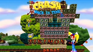 Crash Bandicoot  Back In Time Fan Game Custom Level Tikimon By SKRat197 [upl. by Sillert]