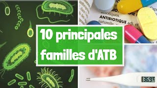 LES PRINCIPALES FAMILLES DES ANTIBIOTIQUES EN 4 MIN [upl. by Wolfie944]