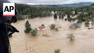 Poland PM Donald Tusk declares state of natural disaster after heavy flooding [upl. by Jaynell]