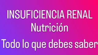 Insuficiencia Renal  Enfoque Nutricional [upl. by Auhsoj311]