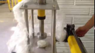 Compactadora filtros de aceite CON BOMBA HIDRÁULICA ENERPAC [upl. by Neit]