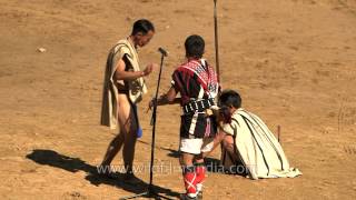 Rituals for newly born child  drama presentation by Rengma Naga tribe [upl. by Edahc239]