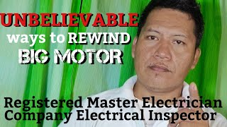 How to rewind100hpmotor rewinding electricmotor diy [upl. by Reppep452]