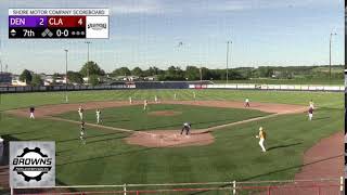 Clarinda Vs DenisonSchlewsig Varsity Baseball [upl. by Sardse]