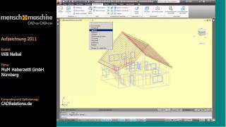 AutoCAD Architecture 2012 3D ist leichter als Sie denken Deutsch  Dauer ca 45 Minuten [upl. by Acissj]