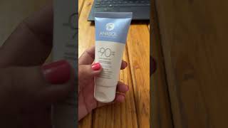 Protetor solar Anasol autocuidado shorts skincareroutine skincare [upl. by Nahtad853]