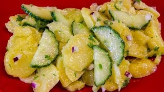 Kartoffelsalat Wiener Art Rezept  Der Bio Koch 635 [upl. by Victorie]