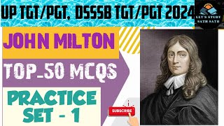 JOHN MILTON BIOGRAPHY amp WORKS IN DETAIL WITH MCQSIMPORTANT FOR ALL ENGLISH LITERATURE EXAMPART1 [upl. by Eeb]