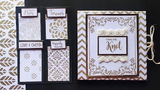 How to Make a Scrapbook Card  DIY Card Ideas [upl. by Arleta]